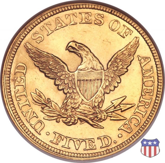 Liberty Head, No Motto above Eagle (1839-1866) 1857 (Philadelphia)