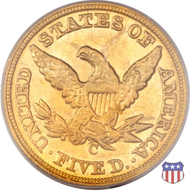 Liberty Head, No Motto above Eagle (1839-1866) 1859 (Charlotte)