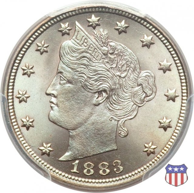 Liberty Head or V-Nickel (1883-1913) 1883 (Philadelphia)