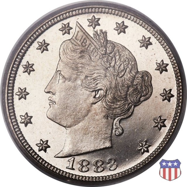 Liberty Head or V-Nickel (1883-1913) 1883 (Philadelphia)