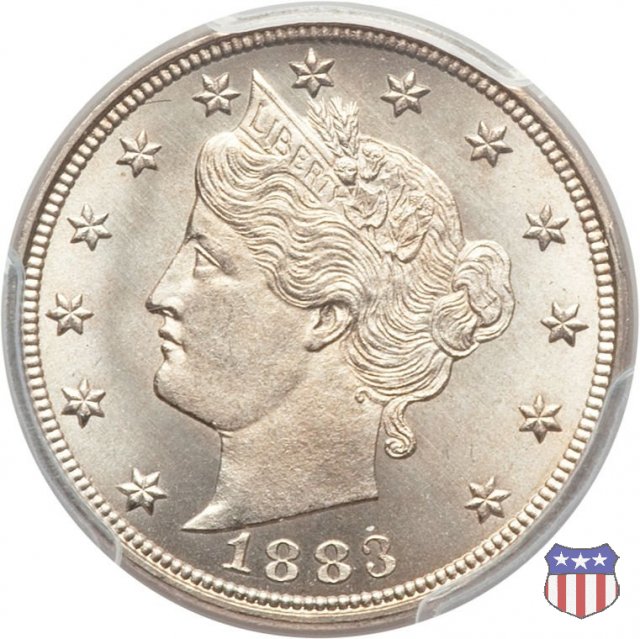 Liberty Head or V-Nickel (1883-1913) 1883 (Philadelphia)