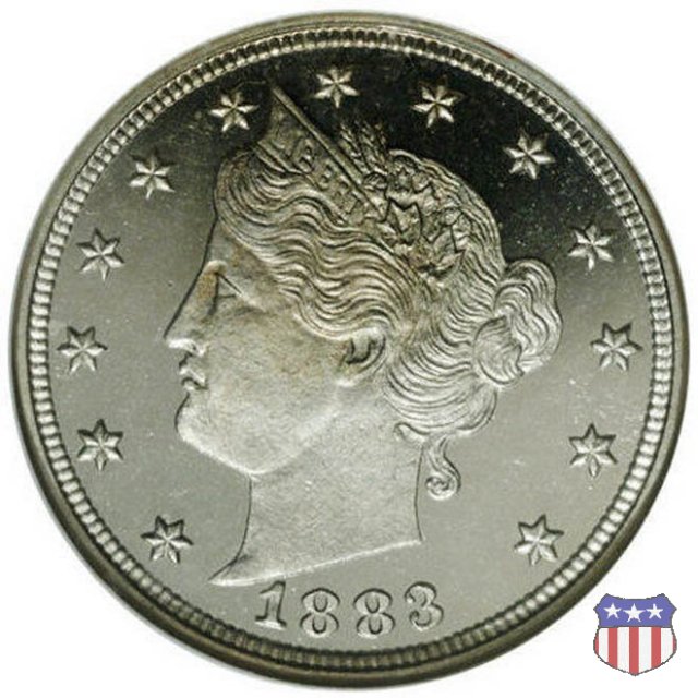 Liberty Head or V-Nickel (1883-1913) 1883 (Philadelphia)