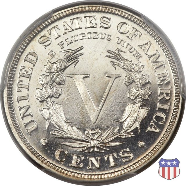 Liberty Head or V-Nickel (1883-1913) 1884 (Philadelphia)