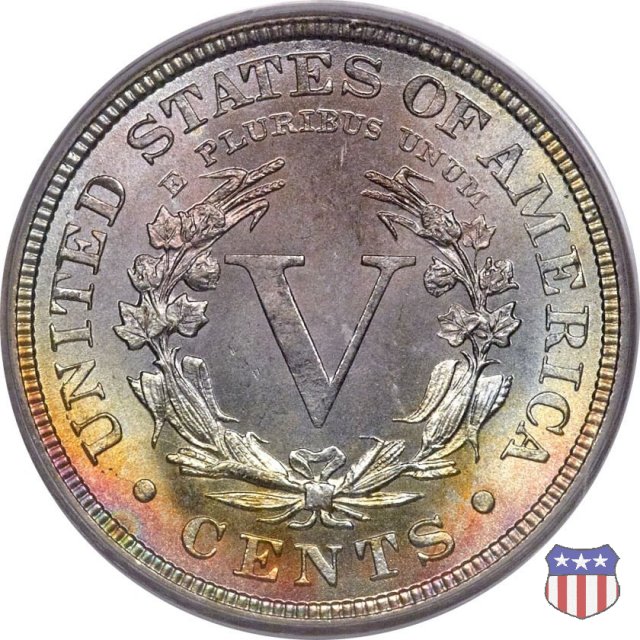 Liberty Head or V-Nickel (1883-1913) 1885 (Philadelphia)