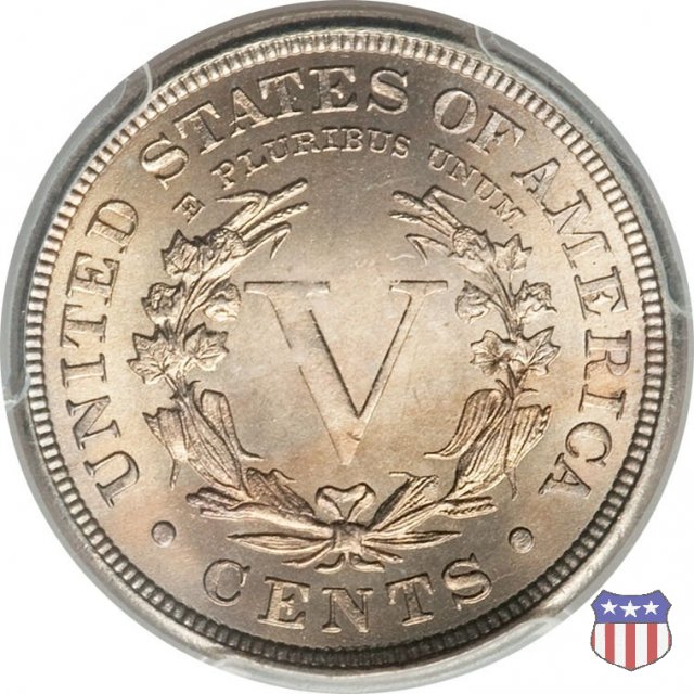 Liberty Head or V-Nickel (1883-1913) 1887 (Philadelphia)