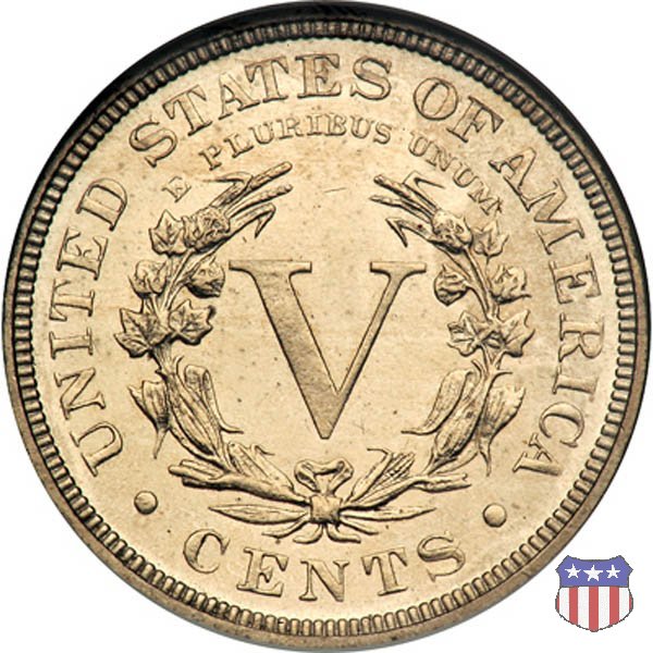 Liberty Head or V-Nickel (1883-1913) 1887 (Philadelphia)