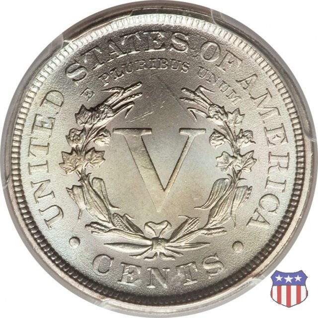 Liberty Head or V-Nickel (1883-1913) 1888 (Philadelphia)