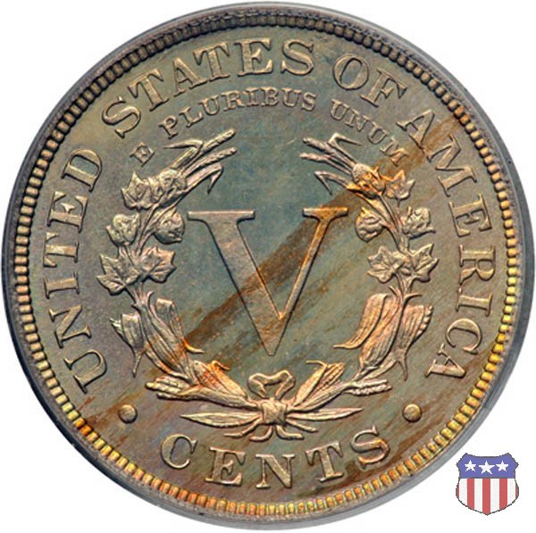 Liberty Head or V-Nickel (1883-1913) 1888 (Philadelphia)