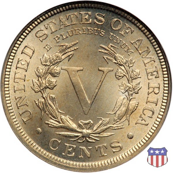 Liberty Head or V-Nickel (1883-1913) 1889 (Philadelphia)