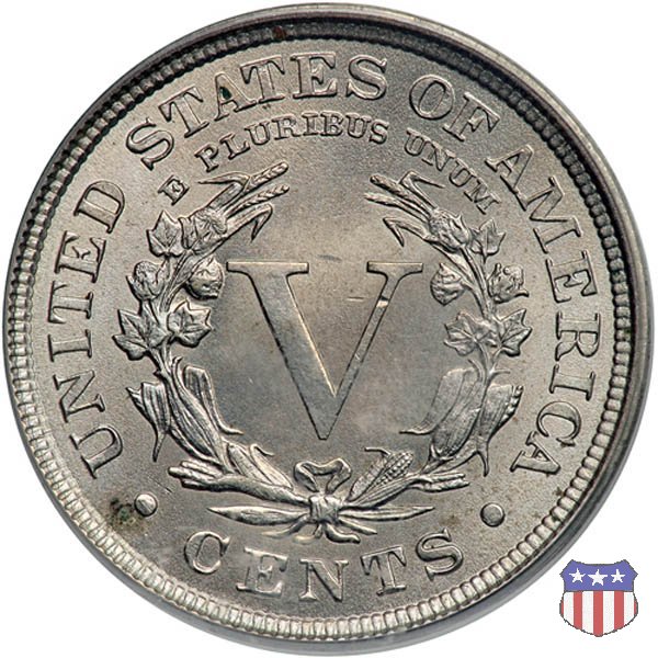 Liberty Head or V-Nickel (1883-1913) 1898 (Philadelphia)