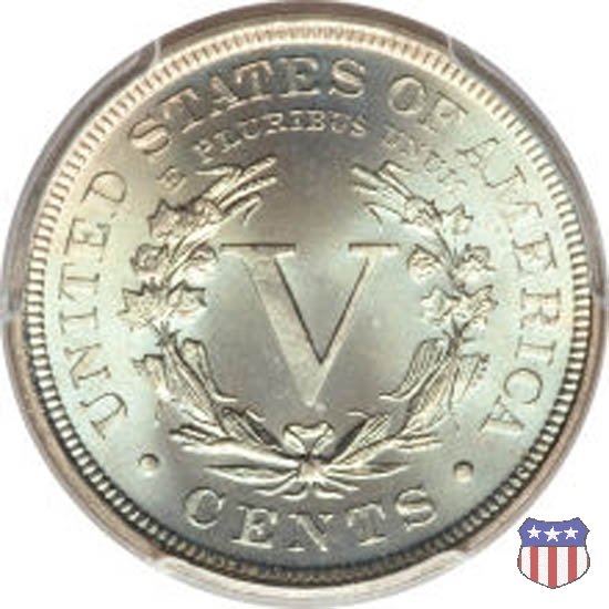 Liberty Head or V-Nickel (1883-1913) 1900 (Philadelphia)