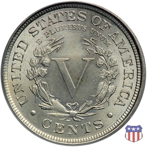 Liberty Head or V-Nickel (1883-1913) 1901 (Philadelphia)