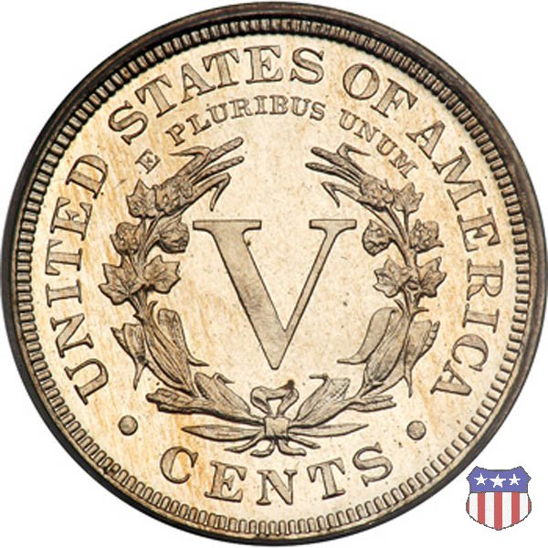 Liberty Head or V-Nickel (1883-1913) 1904 (Philadelphia)