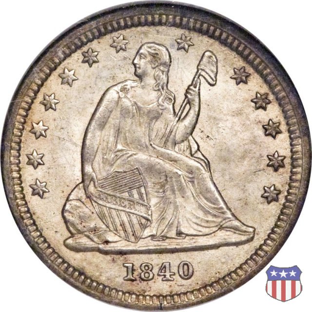 Liberty Seated - Variety 1 (1838-1866) 1840 (New Orleans)