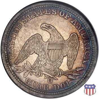 Liberty Seated - Variety 1 (1838-1866) 1844 (New Orleans)