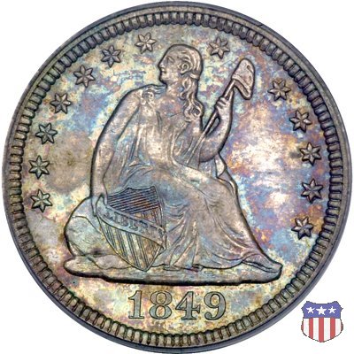 Liberty Seated - Variety 1 (1838-1866) 1849 (Philadelphia)