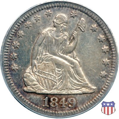 Liberty Seated - Variety 1 (1838-1866) 1849 (New Orleans)