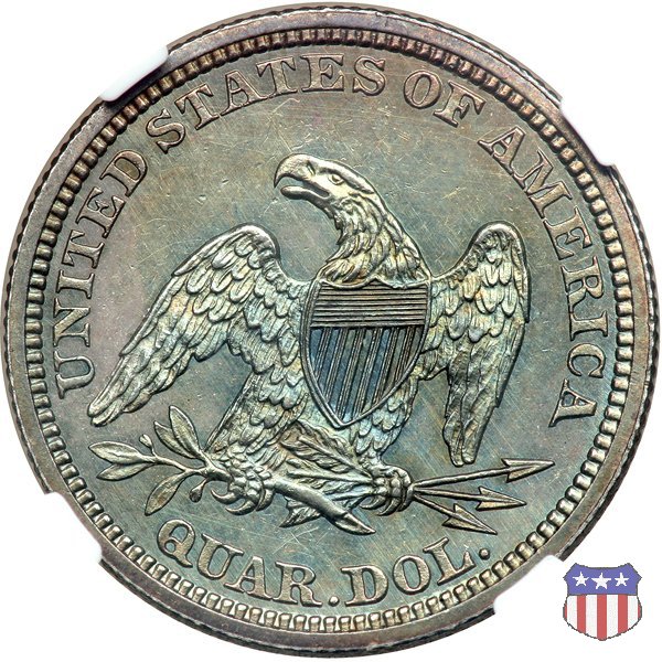 Liberty Seated - Variety 1 (1838-1866) 1863 (Philadelphia)