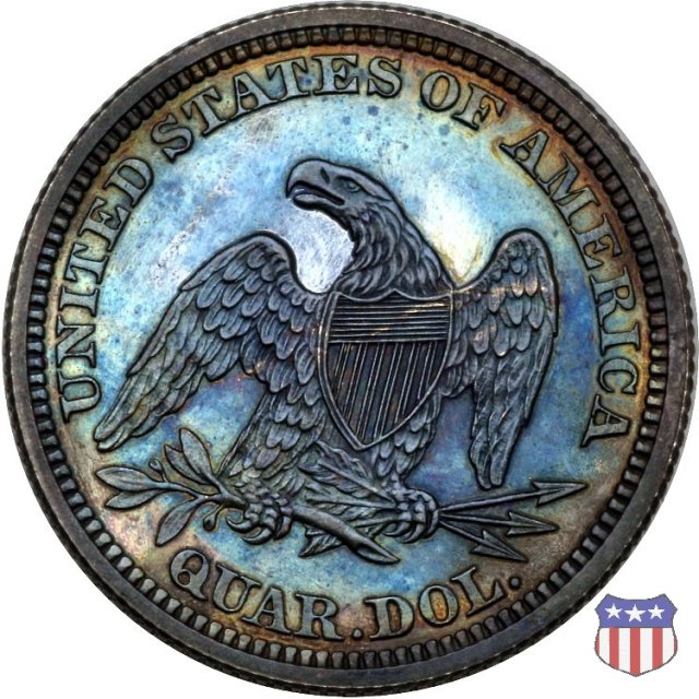 Liberty Seated - Variety 1 (1838-1866) 1863 (Philadelphia)