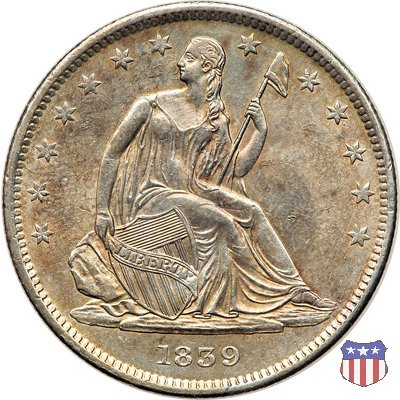 Liberty Seated - Variety 1 (1839-1866) 1839 (Philadelphia)