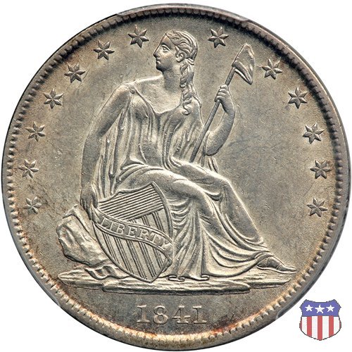 Liberty Seated - Variety 1 (1839-1866) 1841 (New Orleans)