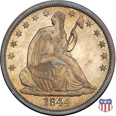 Liberty Seated - Variety 1 (1839-1866) 1844 (New Orleans)