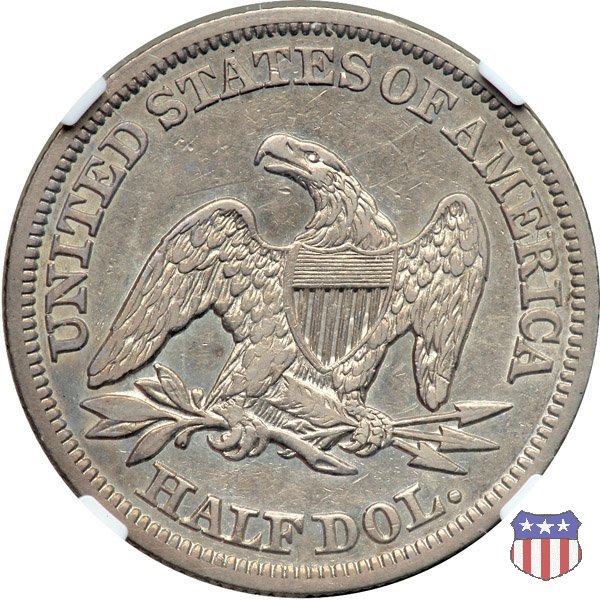 Liberty Seated - Variety 1 (1839-1866) 1845 (Philadelphia)