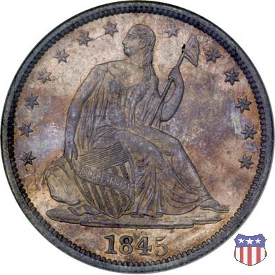 Liberty Seated - Variety 1 (1839-1866) 1845 (New Orleans)