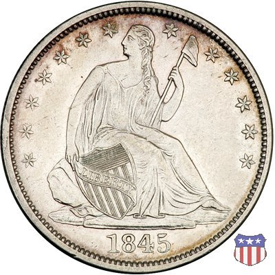 Liberty Seated - Variety 1 (1839-1866) 1845 (New Orleans)