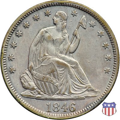 Liberty Seated - Variety 1 (1839-1866) 1846 (Philadelphia)