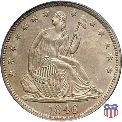 Liberty Seated - Variety 1 (1839-1866) 1846 (Philadelphia)