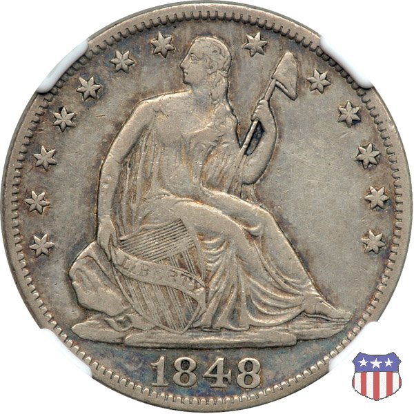 Liberty Seated - Variety 1 (1839-1866) 1848 (New Orleans)