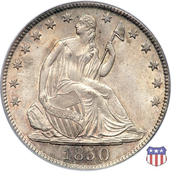 Liberty Seated - Variety 1 (1839-1866) 1850 (New Orleans)