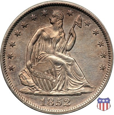 Liberty Seated - Variety 1 (1839-1866) 1852 (Philadelphia)