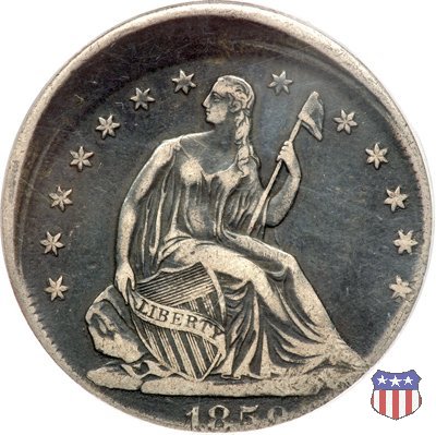 Liberty Seated - Variety 1 (1839-1866) 1858 (New Orleans)