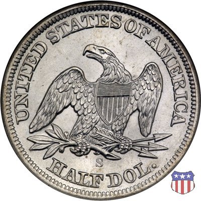 Liberty Seated - Variety 1 (1839-1866) 1859 (San Francisco)
