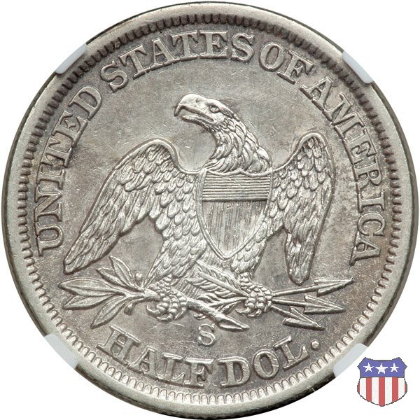 Liberty Seated - Variety 1 (1839-1866) 1861 (San Francisco)