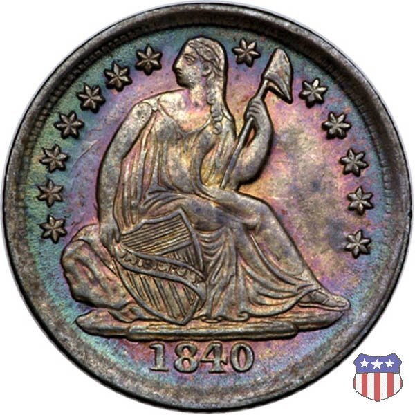 Liberty Seated - Variety 2 (1838-1859) 1840 (New Orleans)