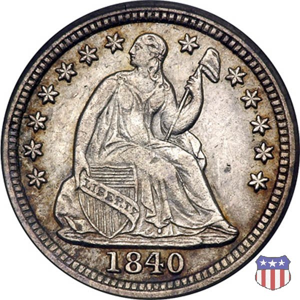 Liberty Seated - Variety 2 (1838-1859) 1840 (New Orleans)