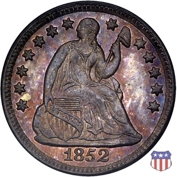 Liberty Seated - Variety 2 (1838-1859) 1852 (New Orleans)