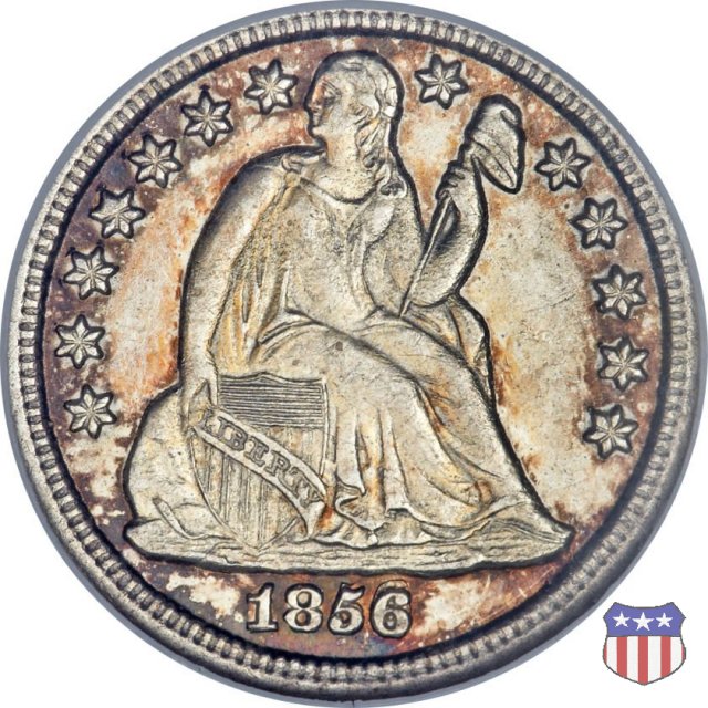 Liberty Seated - Variety 2 (1838-1860) 1856 (New Orleans)