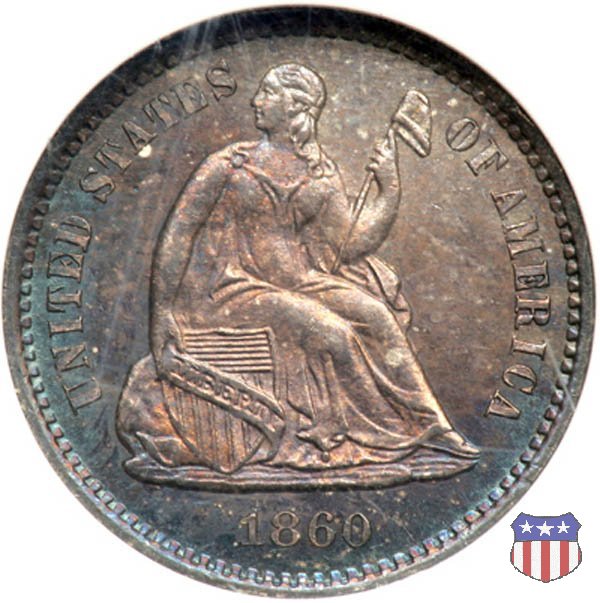 Liberty Seated - Variety 4 (1860-1873) 1860 (New Orleans)