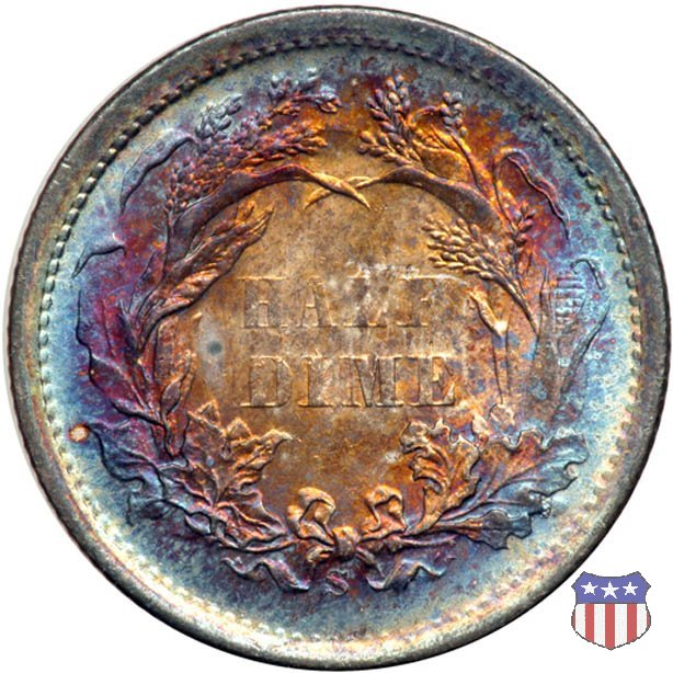 Liberty Seated - Variety 4 (1860-1873) 1873 (San Francisco)