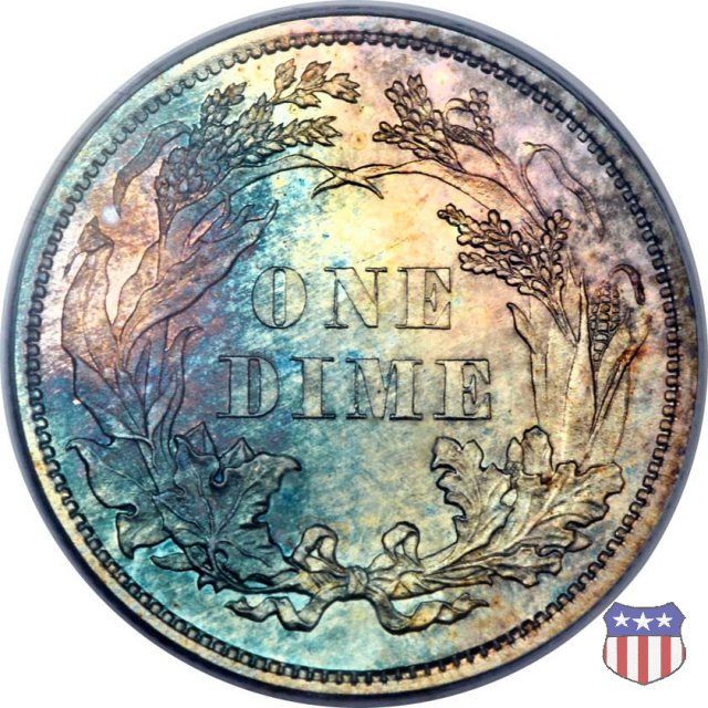 Liberty Seated - Variety 4 (1860-1891) 1860 (Philadelphia)