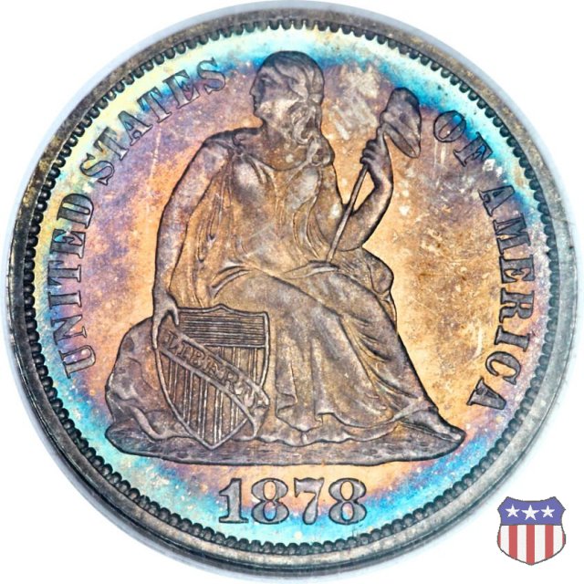 Liberty Seated - Variety 4 (1860-1891) 1878 (Philadelphia)