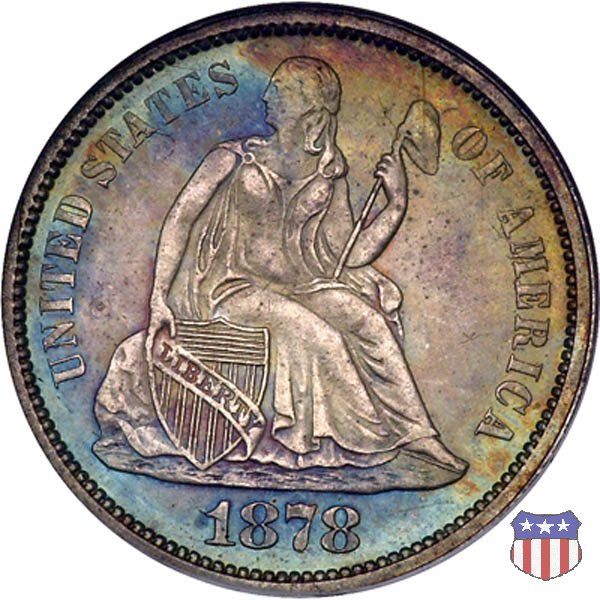 Liberty Seated - Variety 4 (1860-1891) 1878 (Philadelphia)