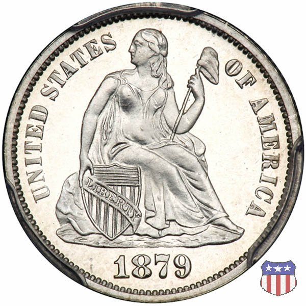 Liberty Seated - Variety 4 (1860-1891) 1879 (Philadelphia)