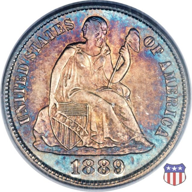 Liberty Seated - Variety 4 (1860-1891) 1889 (San Francisco)