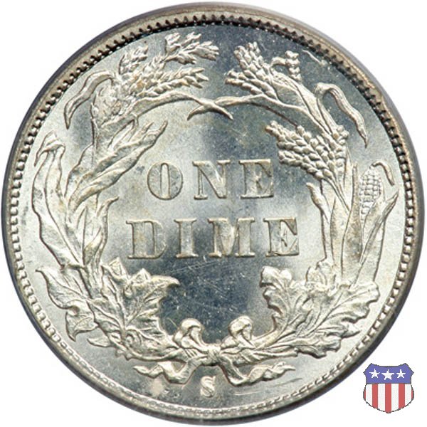 Liberty Seated - Variety 4 (1860-1891) 1890 (San Francisco)