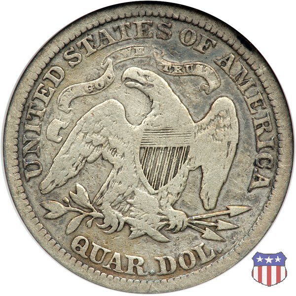 Liberty Seated - Variety 4 (1866-1891) 1867 (Philadelphia)